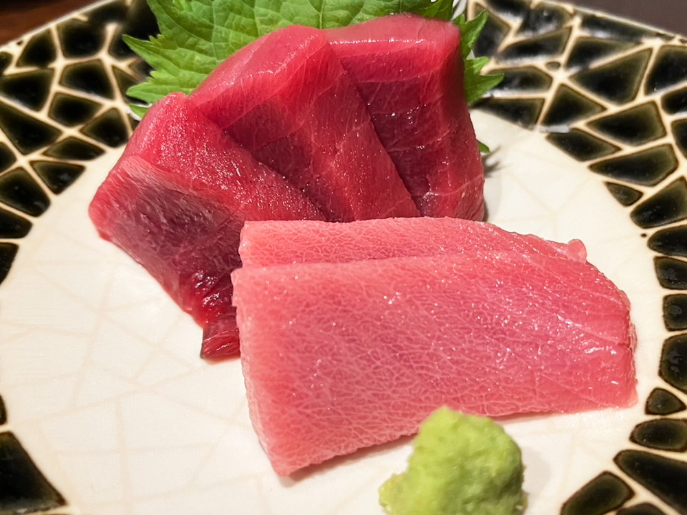 本まぐろ2点盛り