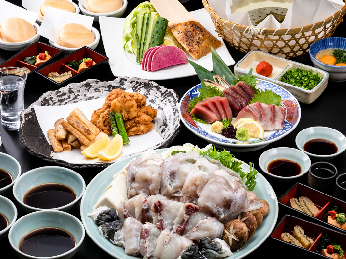 国産高級とらふぐ鍋コース