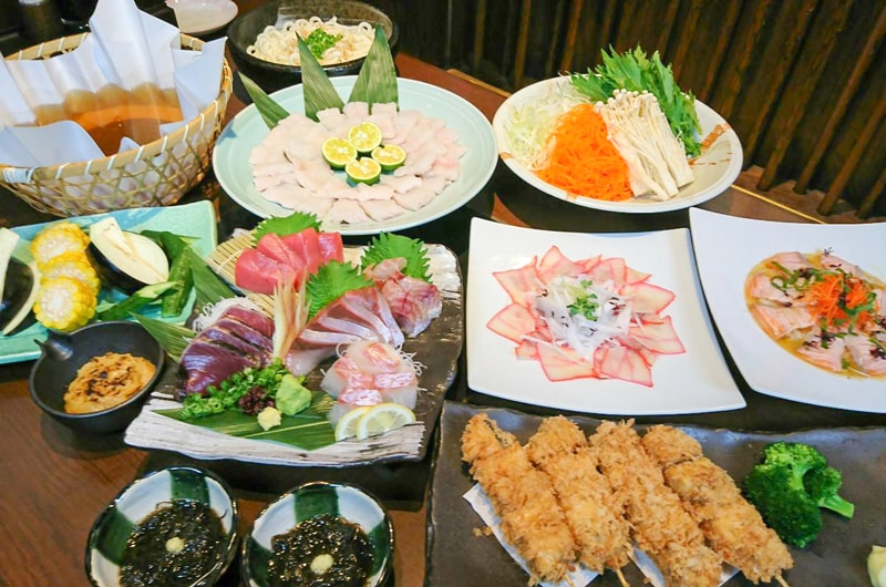 豪華鱧しゃぶコース